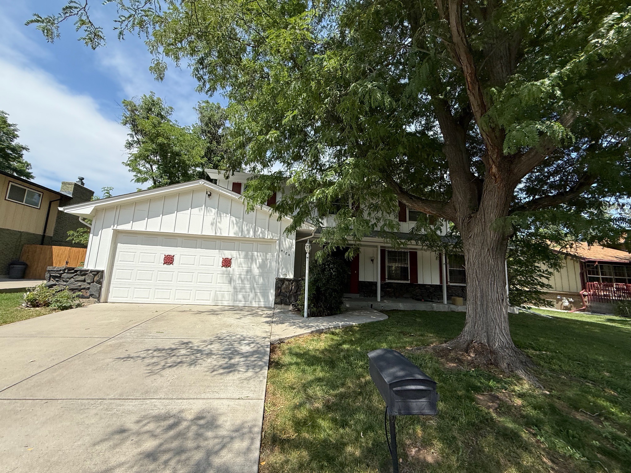 Denver-area home exterior before renovation
